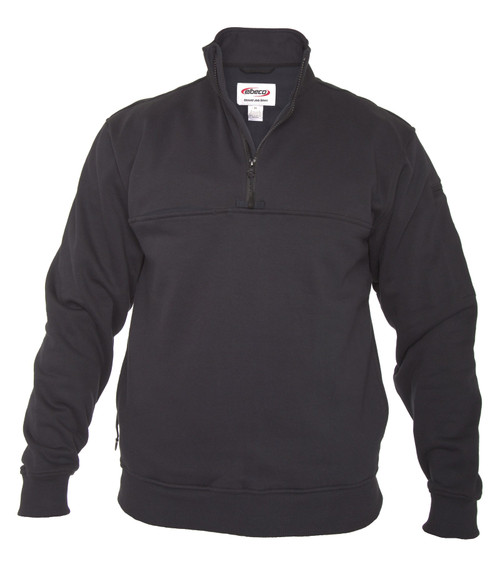 Elbeco Fleece Job Shirt with Self Collar, Navy