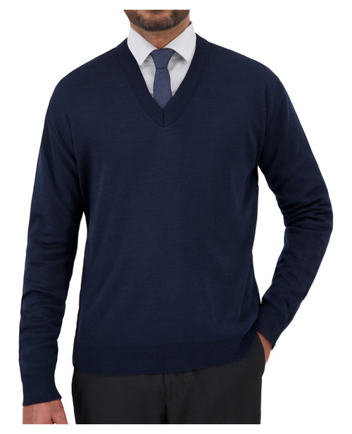 Cobmex V-Neck Sweater, 100% Ultra Acrylic