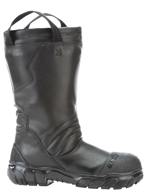 Globe Shadow XF 14" Pull-On Structural Fire Boot with Arctic Grip Sole