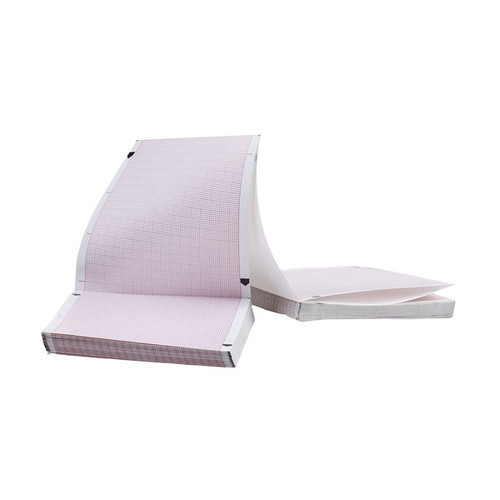 Curaplex ECG Chart Paper, Red Grid, Zoll M & E Series