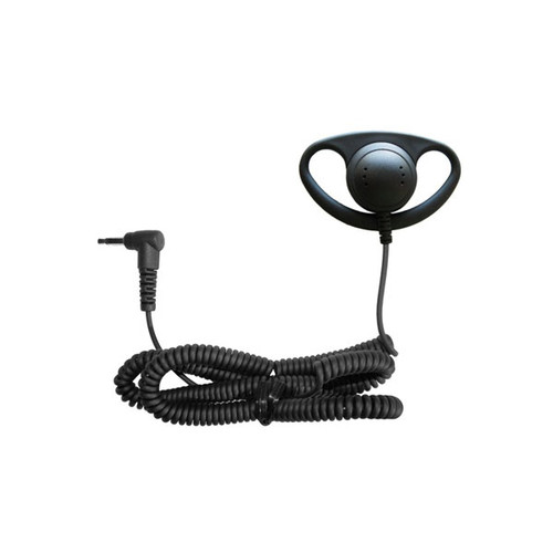 Shield D-Ring Earpiece w/ 26" Coiled Cord & 2.5mm Connector