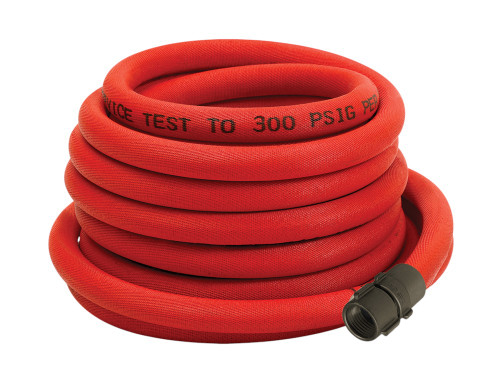 Armored Textiles Armored Reel Semi-Rigid Hose, Red