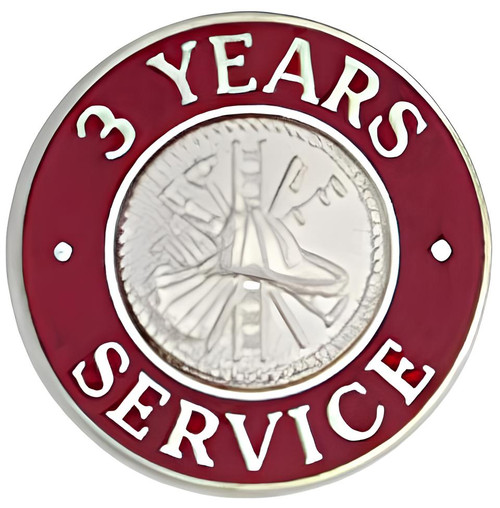 Hook-Fast 3 Years of Service Pin
