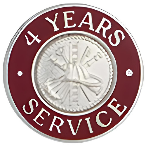Hook-Fast 4 Years of Service Pin