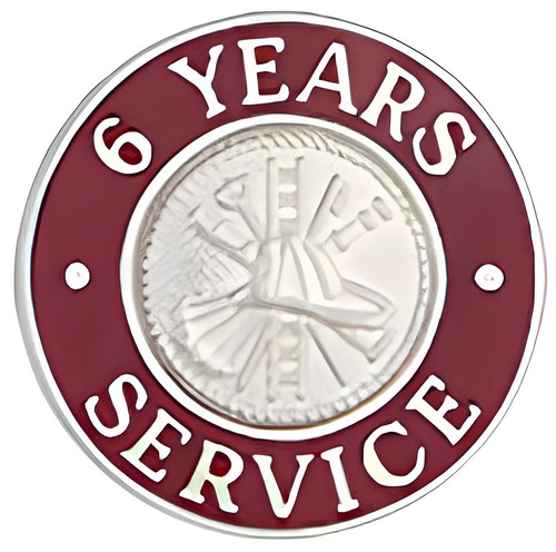 Hook-Fast 6 Years of Service Pin