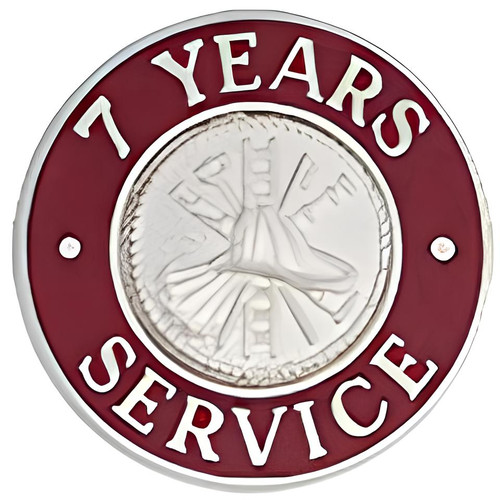Hook-Fast 7 Years of Service Pin