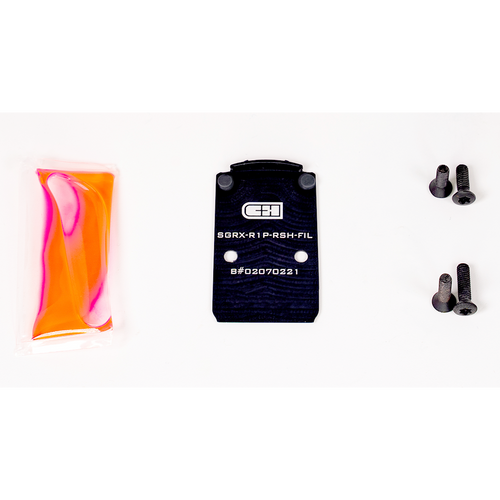 C&H Precision SIG RXP ROMEO1 PRO FILLER to RMR / SRO / HOLOSUN 407C 507C 508T, for slides that retain rear sight when plate is removed