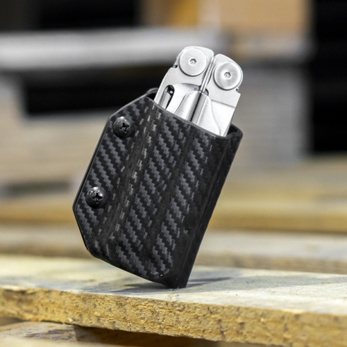 StatGear Carbon Fiber Kydex Sheath for Leatherman Wave or Wave+
