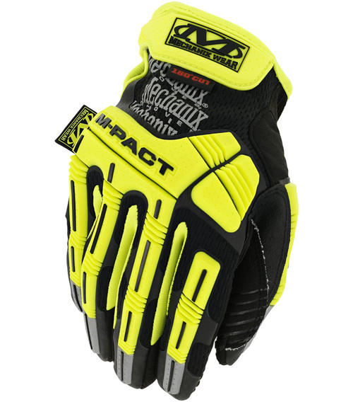 Mechanix Wear Hi-Viz M-Pact® E5 Cut Resistant Gloves