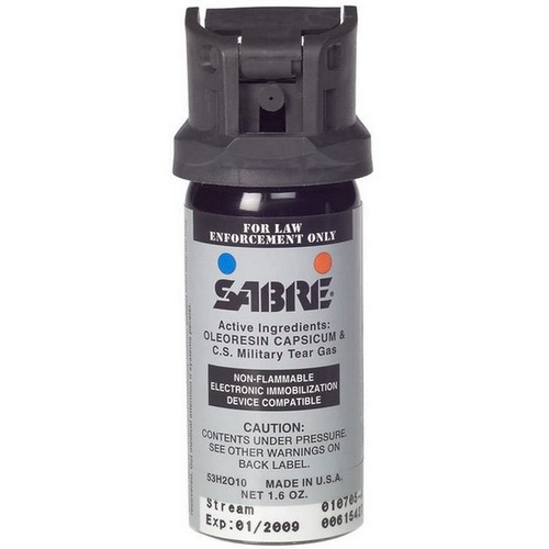 Sabre Sabre Advanced, Level III, H2O Aerosol Irritant Projectors, CS Tear Gas, Stream