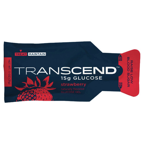 Transcend Foods Strawberry Glucose Gel, 15 Grams