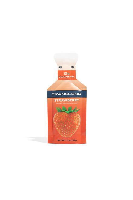 Transcend Foods Strawberry Glucose Gel, 15 Grams
