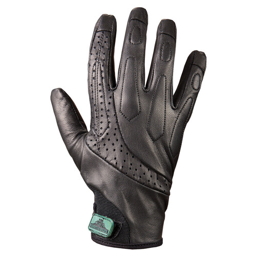 Turtleskin Delta Gloves, Puncture Resistant, Black Leather