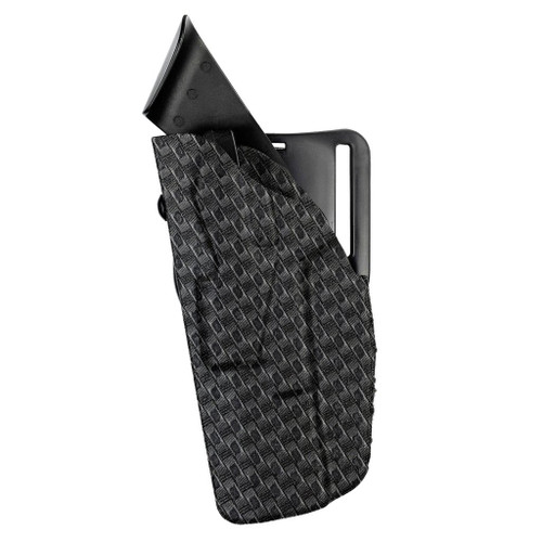 Safariland 7390 7TS ALS Mid-Ride Level-I Duty Holster, SafariSeven Basketweave Black