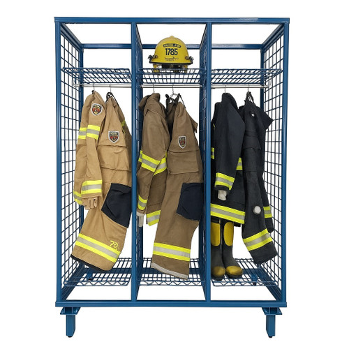 Circul-Air Free Standing Gear Storage Lockers, Blue