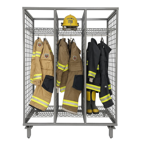 Circul-Air Free Standing Gear Storage Lockers, Grey