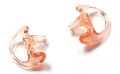 Earphone Connection Ghost Rubber Ear Molds, for Use with Acoustic Tubes