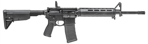 Springfield Saint 5.56 Rifle, M-LOK Springfield, Saint Rifle, Semi-Auto, 5.56mm A2 style front post, Bravo company gunfighter M-lok handguard, stock and grip.