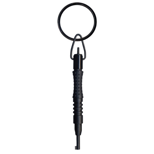 Zak Tool Carbon Fiber ProGrip Swivel Tactical Handcuff Key w/Ring