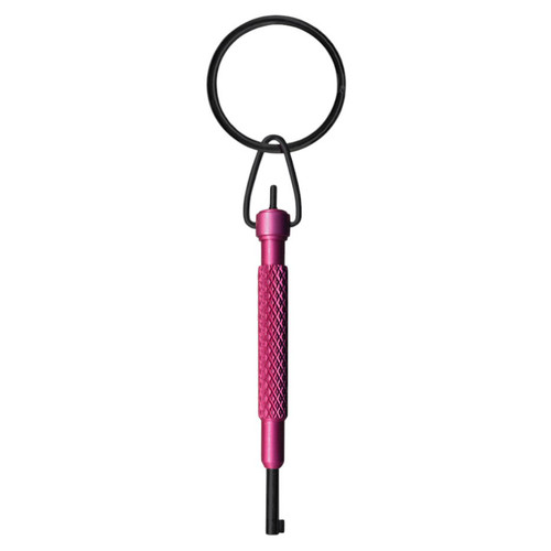 Zak Tool Round Swivel Handcuff Key, Pink