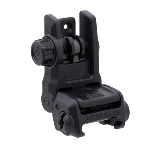 Magpul Industries, MBUS 3 Back-Up Rear Sight, Rapid-Select Rear Aperture System, Ambidextrous Push-Button Deployment, Fits Picatinny Rails, Black