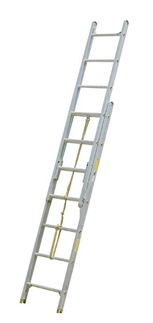 Alco-Lite 2-Section Aluminum Extension Ladder, Pumper Style