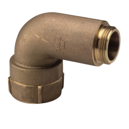 Akron Continuous Swiveling Elbow - Cast 2" F NPT x 1.5" NH M, Length 4 - 5/8