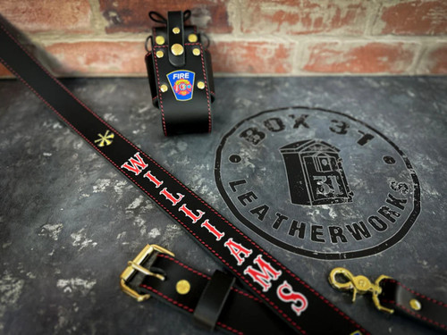 Box 31 Leatherworks Hi-Def Customizable Radio Strap Combo