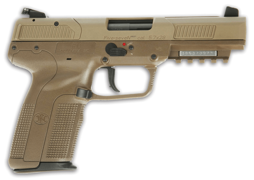 FNH five-seven 5.7x28 3-10rd mags FDE CA OK FNH, Model Five-seveN, Semi Auto, 5.7x28 Adjustable sights
