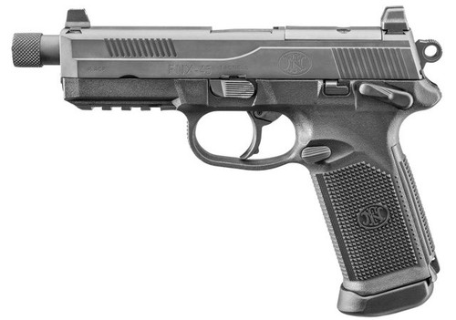 FNH AUTO FNX-45 TAC DA/;SA MSBLK/BLK 2-15RD FNH, NX-45 TAC, Semi-Auto, .45ACP