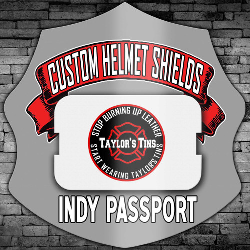 Taylor's Tins™ Indy Shield with Passport Taylor's Tins™ Indy Shield with Passport