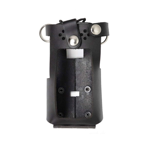 Plain Leather Firefighter's Radio Holder for a Harris XL200/185P w/ LTE Multiband