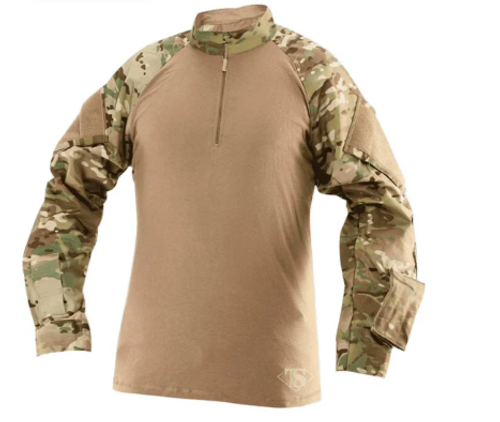 Tru-Spec TRU 1/4 Zip Combat Shirt, Poly/Cotton Rip Stop Tru-Spec TRU 1/4 Zip Combat Shirt, Poly/Cotton Rip Stop