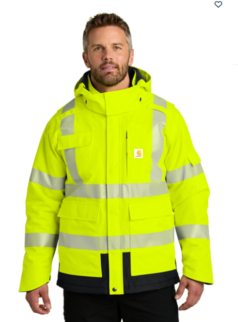 Carhartt ANSI 107 Class 3 Waterproof Heavyweight Insulated Jacket