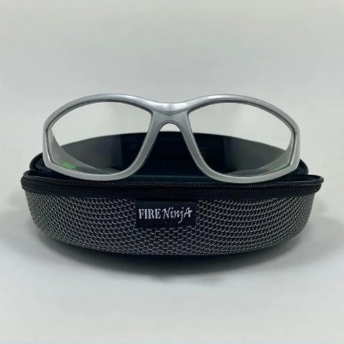 Fire Ninja Ultraflex(Clear)  Eye Protection w/ Hard Case