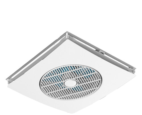 Toxic Suppression Sentinel Tile Ceiling Mounted Ion Distribution Fan with NPBI For Stations and Offices