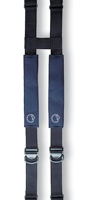 LION EZ H-Back Suspenders, Quick Adjust Black, 48" (Long) w/ Metal Loops, Non-Stretch w/ Snap attachment