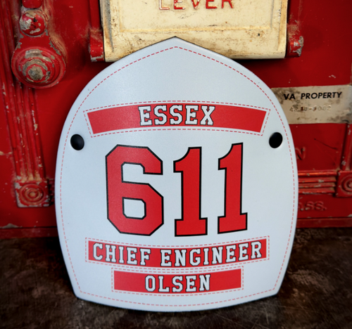 Box 31 Leatherworks Custom Boston Helmet Shield