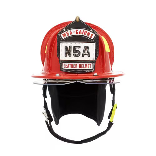 MSA Cairns N5A New Yorker Leather Traditional Structural Helmet