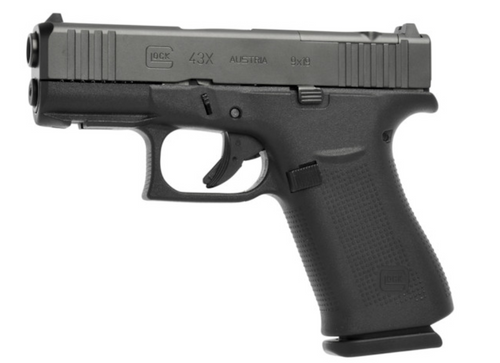 Glock 43X MOS, GEN5, GNS, 2-10Rd Mags, Semi-Auto, 9mm, Blue Label