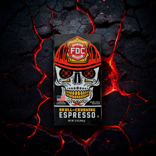 FDC Ground Coffee, Skull Crushing Espresso
