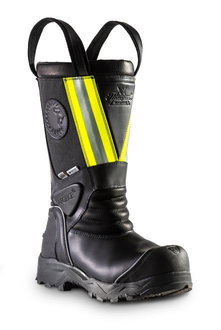 Lion Men's V-Force USA 14" Pull-On Leather Structural Boot