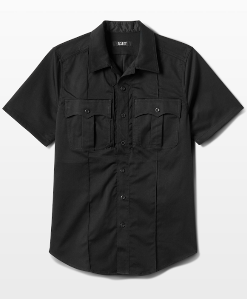 5.11 Men's Stryke PDU Twill Class B Short Sleeve Shirt, DWR Finish