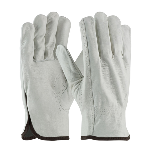 PIP Regular Grade Top Grain Cowhide Leather Drivers Glove, Keystone Thumb