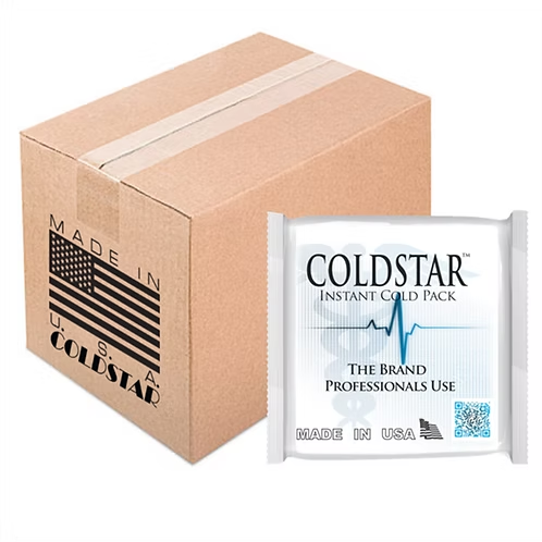 Coldstar International Instant Cold Pack, First Aid Kit, 5" x 5.5", 80 per Case