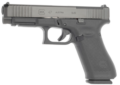 GLOCK 47MOS GEN5, GNS, 3-17Rd Mags, BL GLOCK, Model 47, Semi-Auto, 9mm Front Slide Serrations, AGENCY DROP SHIP ONLY, NO INDIVIDUAL SALES