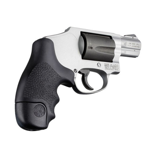Hogue S&W J Frame Round Butt Centennial/Polymer Black Bodyguard Rubber Tamer Grip