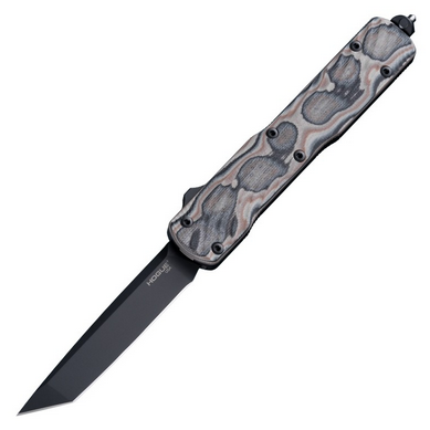 Hogue Counterstrike Out-the-Front Automatic 3.35" Tanto Blade with G-Mascus Dark Earth G10 Cover