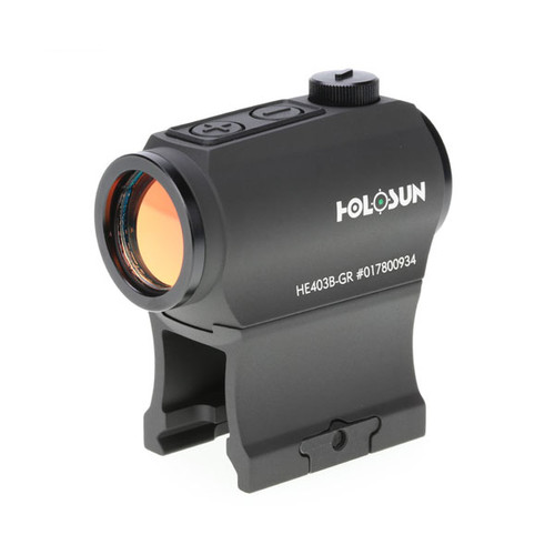 Hologun Technologies 403 Red Dot Sight Green 20MM, Aluminum Housing, Shake awake, 2 MOA Dot , Lower 1/3 cowitness and low profile mount, 50k hours *** NOT FOR LE USES ***