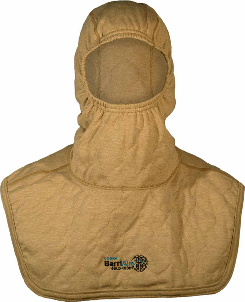 PGI BarriAire Gold Particulate Hood Extended Bib with Nomex Nano Flex Face Opening